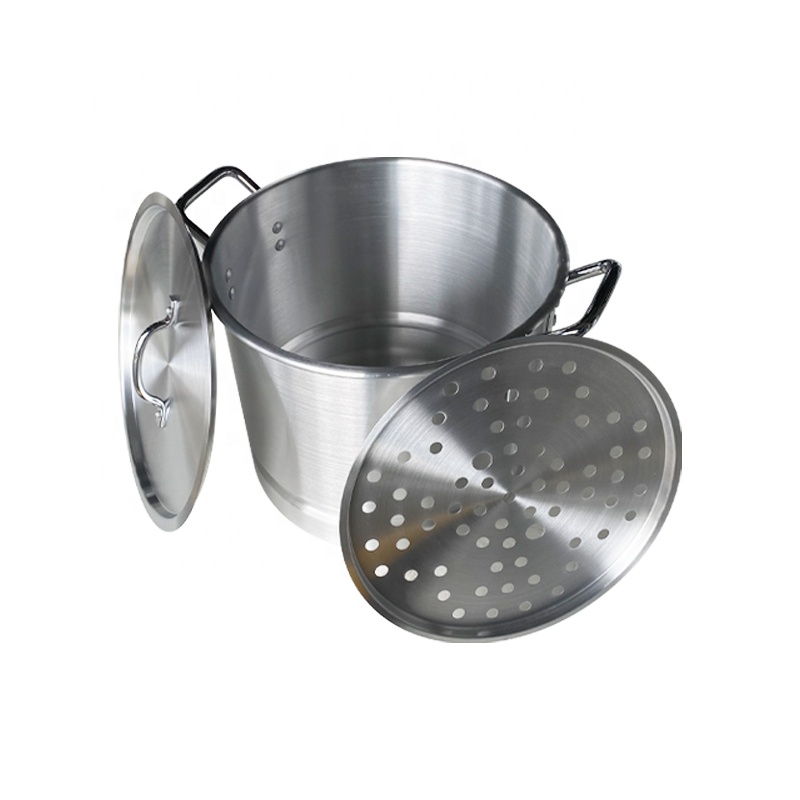 Aluminum Stock Pot Steamer Kitchen Cookware Set Large Cooking Pot