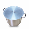 81qt Aluminium Big Pot, Flared Rim for Home Restaurant