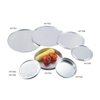 Round Set of 9 Aluminum Pizza Baking Pan Baking Pizza Pan Tray for Kitchen Tools Used in The Kitchen