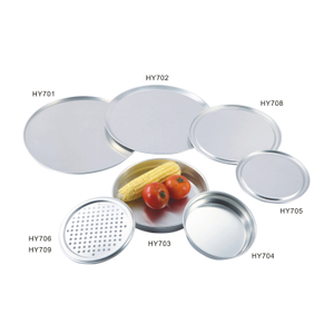 Pizza Baking Tray Round Set of 9 Aluminum Baking Pizza Pan Trays Pizza Pan Set with Lid