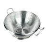 Aluminium Colander Set Aluminum Colanders With Handle Metal Colander Perforated Strainer Food Container