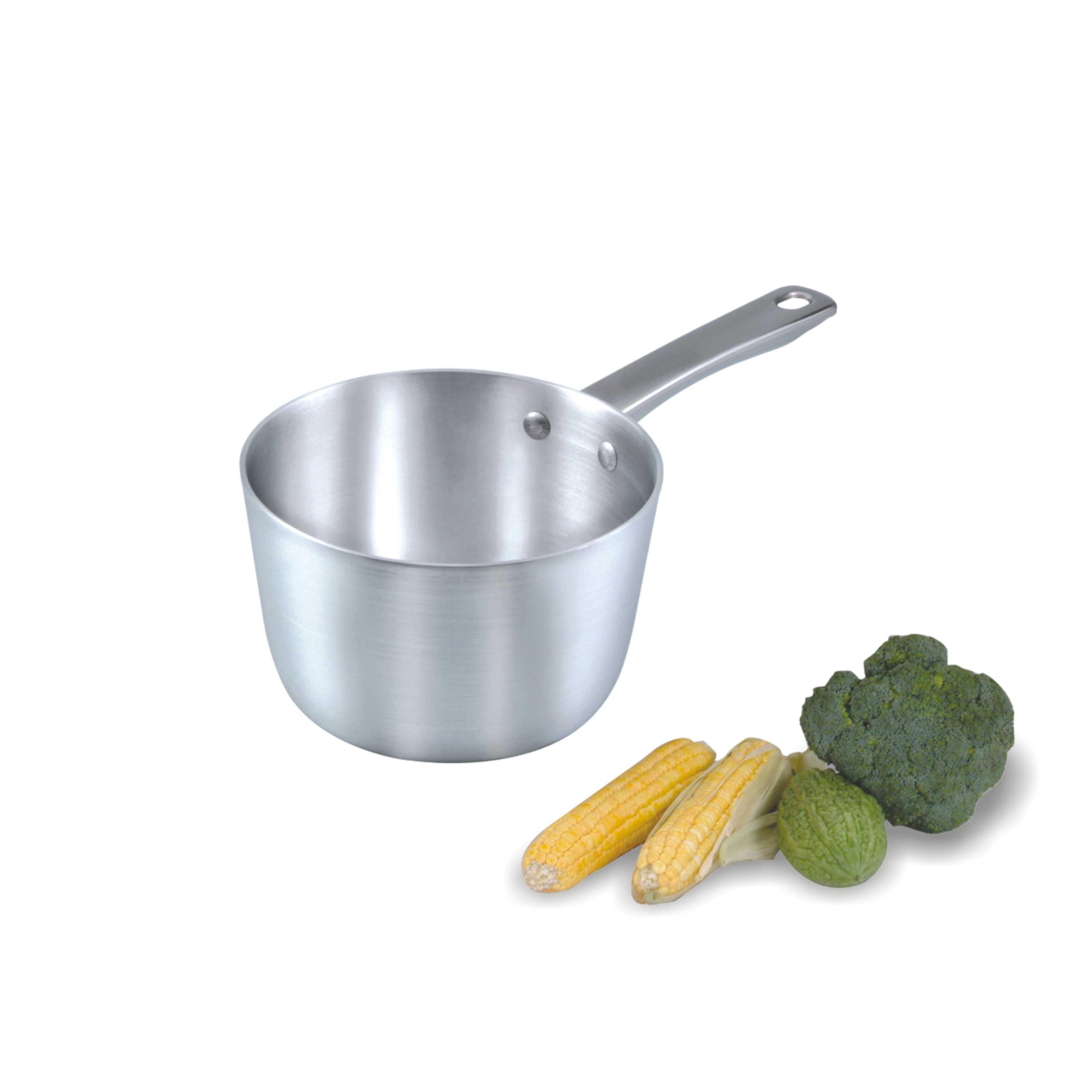 Aluminium Soup Pot Stainless Steel Handles for Home Restaurant