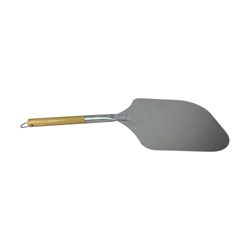 Aluminum Pizza Shovel Wooden Handle Big Round Cake Pizza Safe Transfer Baking Tools Pizza Lifter