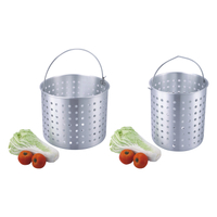 Large Aluminium Strainer Kitchen Tools Handled Fruit Basket Vegetable Colander