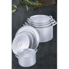 Aluminum Lid 8pcs Pot Set Aluminum Whiten Cookware Set Home Kitchen Ware