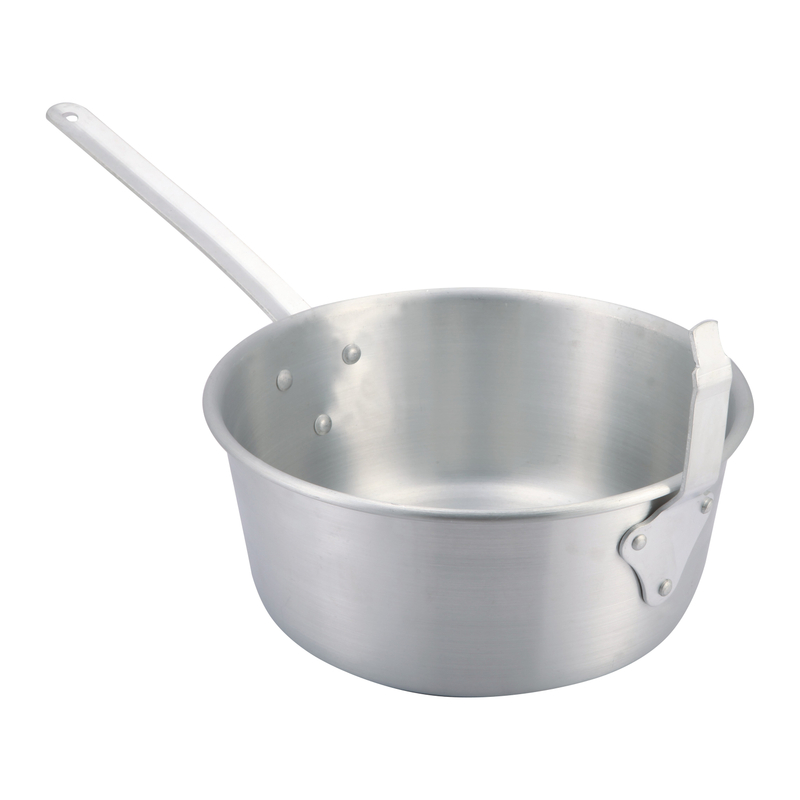 Stainless Steel Aluminum Pan with Long Handle