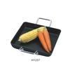 Aluminium Square Baking Pan Fry Pan with Wire Handle Non-Stick