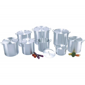 Aluminium Stock Pot,cut Rim 8QT-100QT Cookware Sets Soup&Steam