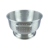 Kitchen Rice Fruit Vegetable Washing Aluminum Colander Set With Base