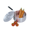 Aluminium Soup Pot Wire Handle with Silicon Lid for Home Restaurant