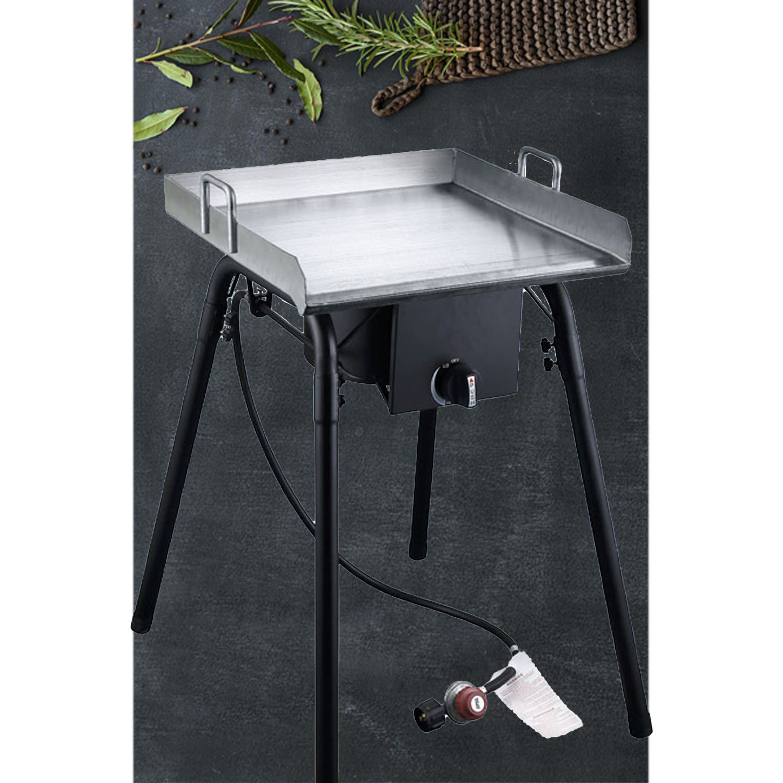 flat top stainless steel grill 