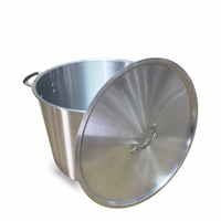 85qt Aluminium Big Pot Flared Rim Cookware Sets for Hotel