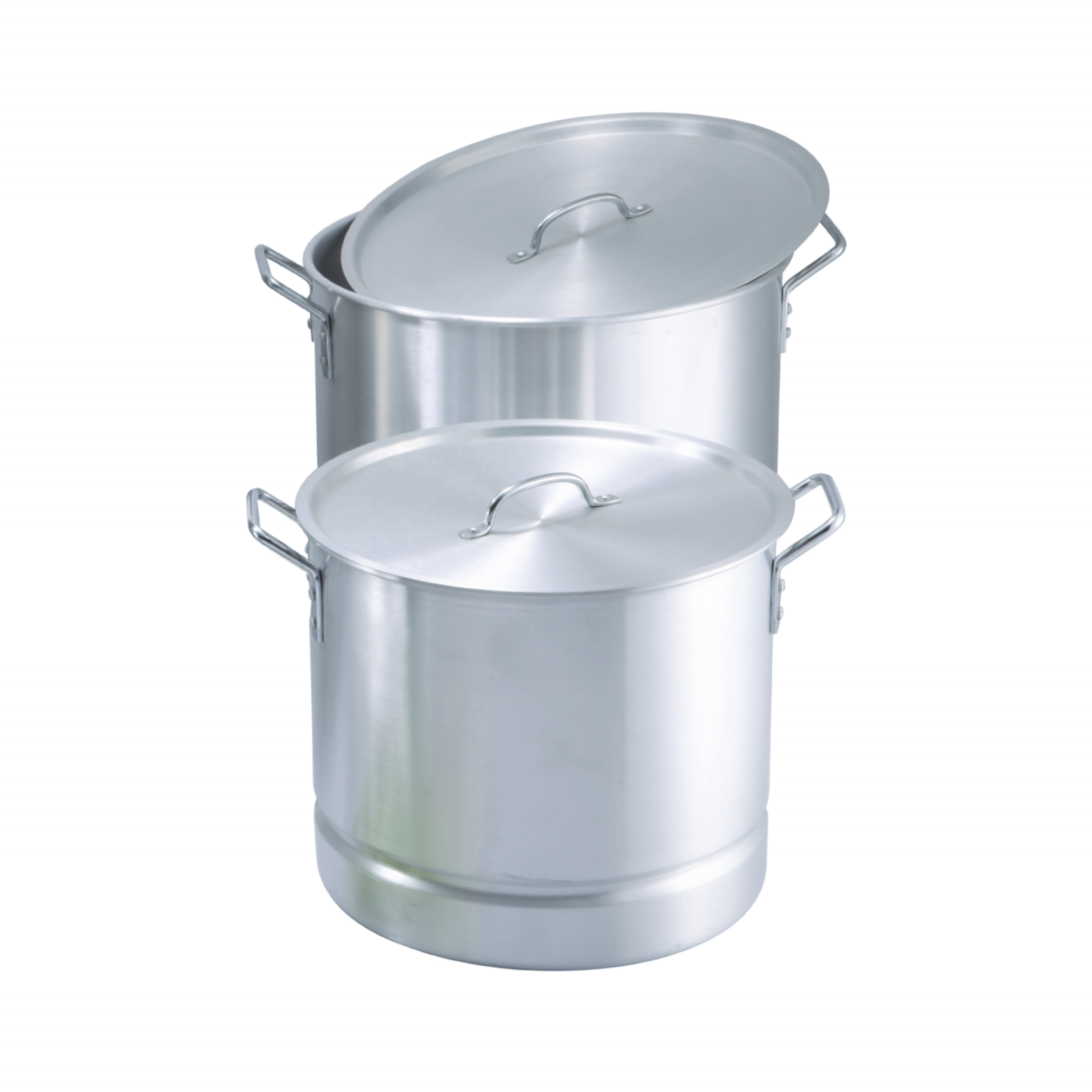 Aluminium Steamer Pot Tamalera 8QT -160QT Big Cooking Pot Cookware Sets Commercial Pot