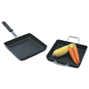 Aluminium Square Baking Pan Fry Pan with Wire Handle Non-Stick