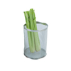 16cm Stainless Steel Asparagus Pot with Perforated Basket with Glass Lid