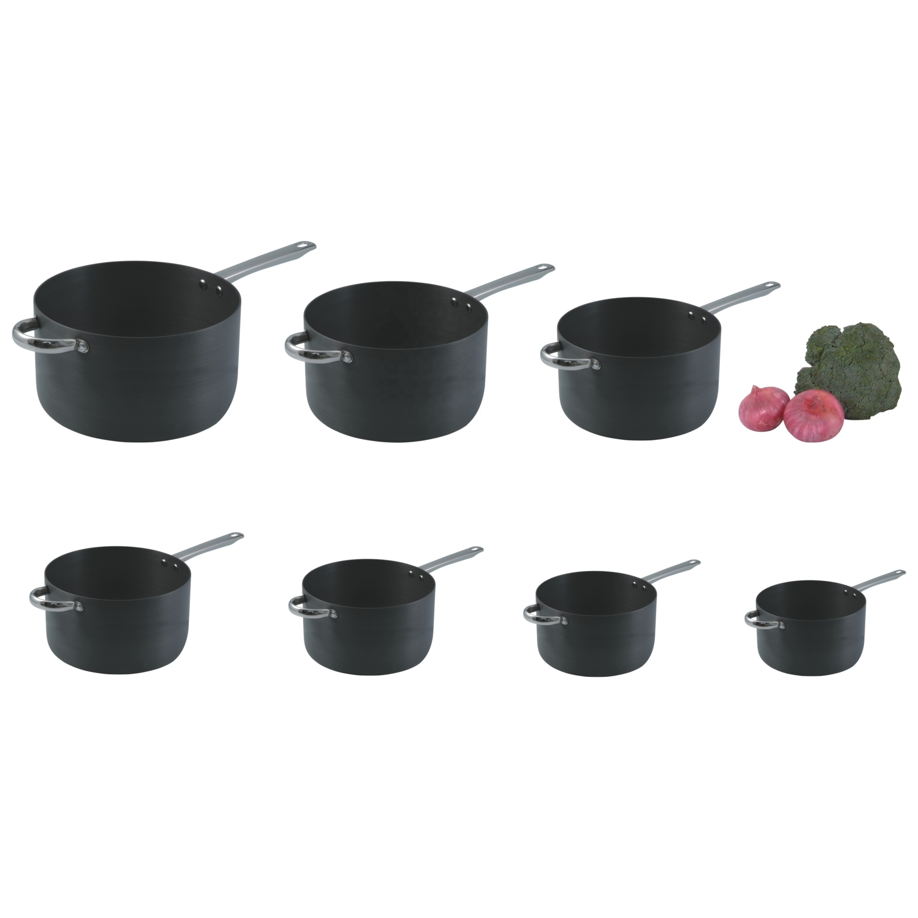 Hot Sele Aluminium Non-Stick Soup Pot Set Hard-Anodized Cookware Set