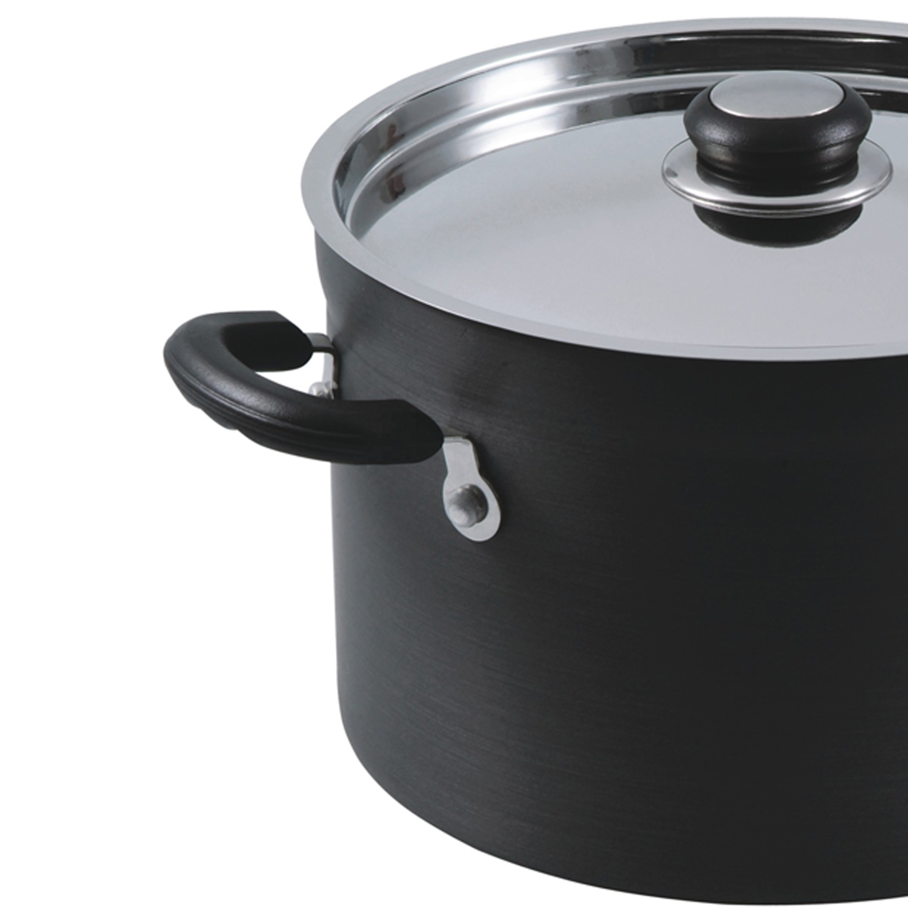 Aluminium Non-Stick Pot Set Thicker Gauge Hard-Anodized Cookware Set