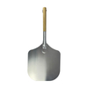 Aluminum Pizza Shovel Wooden Handle Big Round Cake Pizza Safe Transfer Baking Tools Pizza Lifter