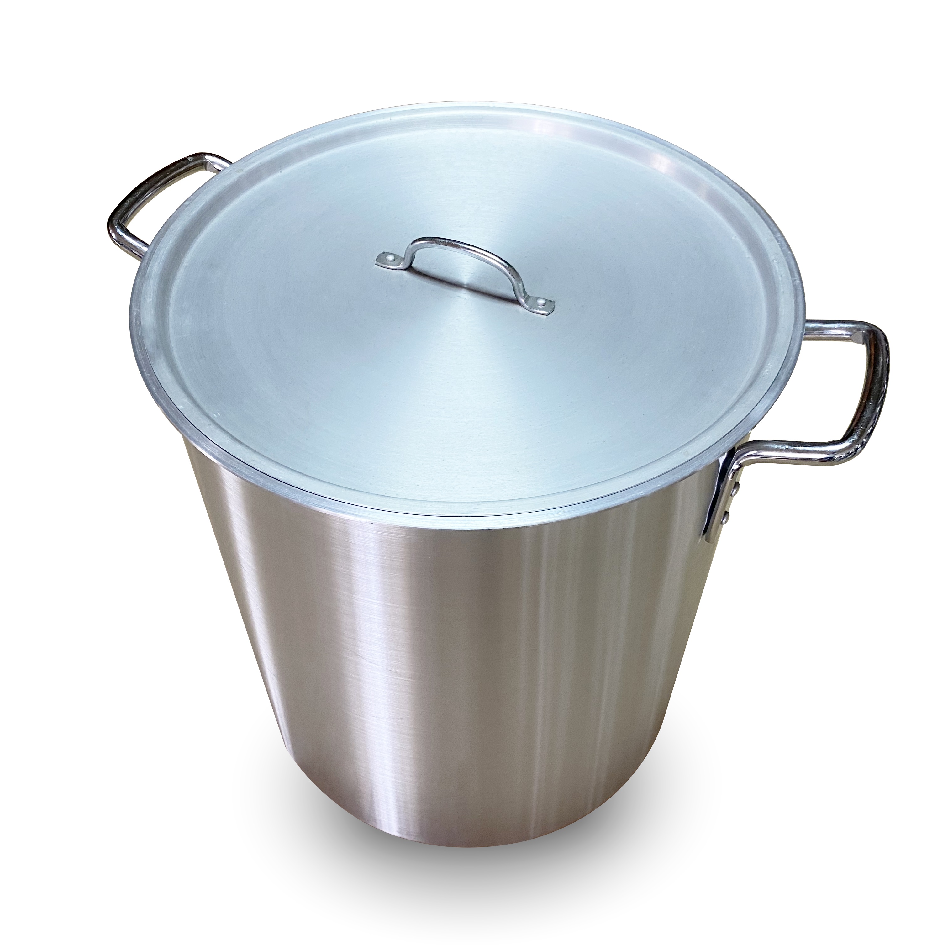 Stainless Steel Large Capacity Straight Bucket Aluminum Pot Stockpot Kitchen Tableware