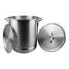 Supplier Wholesale 20-52QT Aluminum Steamer Large Cooking Pot Commercial Pot Detachable Steamer Insert