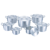 7PCS Aluminium Pot Set Cookware Set with Big Capacity for Home Restaurant