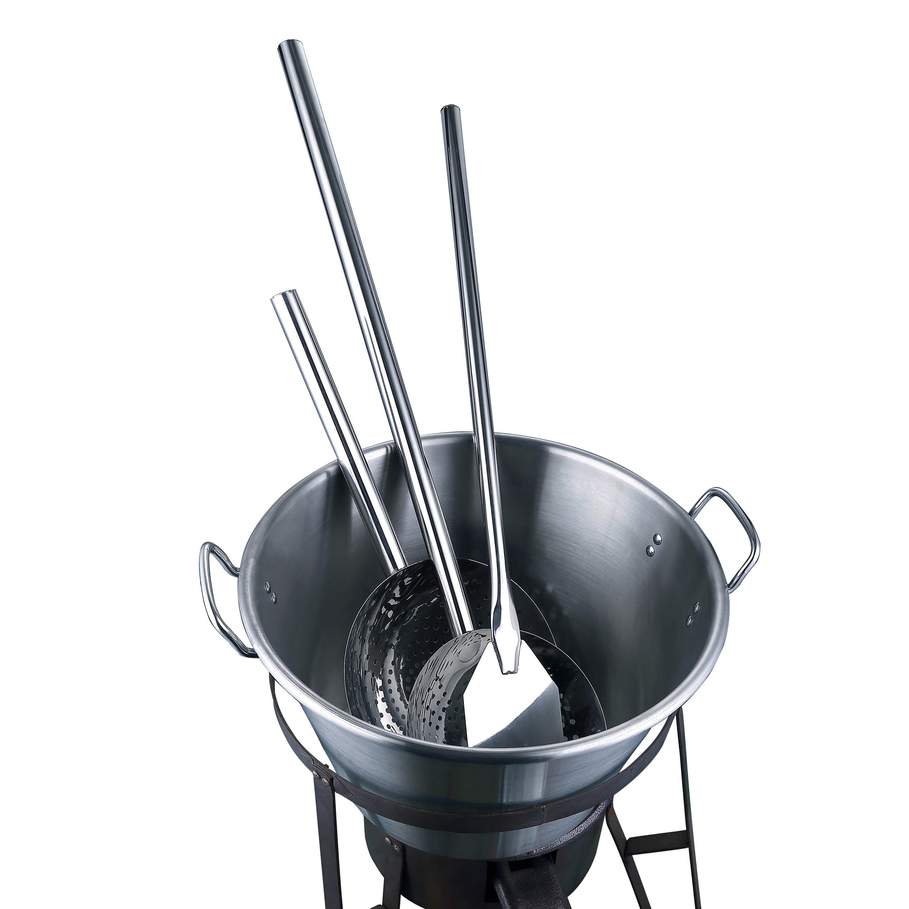 Thickened Fried Shrimp Large Colander Stainless Steel Skimmer for Home
