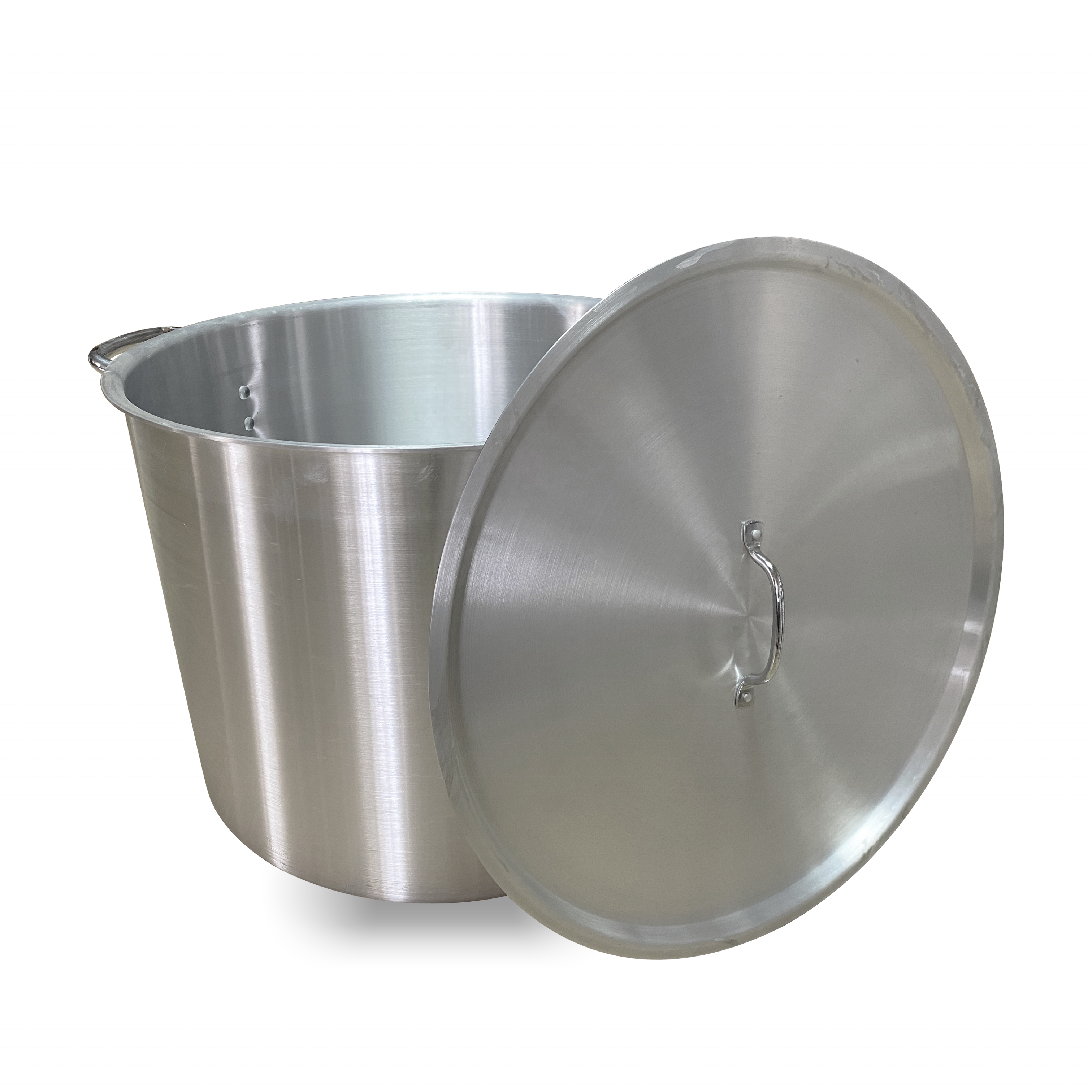 81qt Aluminium Big Pot, Flared Rim for Home Restaurant