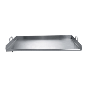 Stainless Steel Rectangle Double Griddle Plancha for Most BBQ Gas Grills And Charcoal Grills