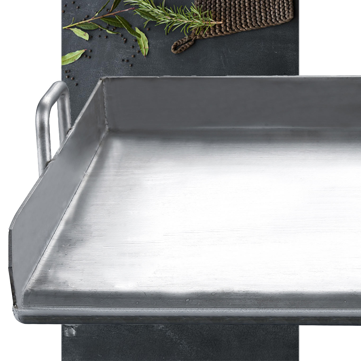flat grill stainless steel