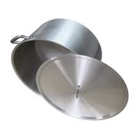 156qt Aluminium Big Pot Flared Rim Cookware Sets for Home Restaurant