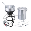 Aluminum Turkey Pot, Basket, Coat Hanger, Needle Barrel And Other Accessories Cookware Set