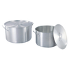 Small Stainless Steel Aluminum Can with Basket Cookware Set