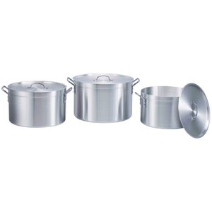 3PCS Aluminium Stock Pot with Heavy Gauge for Home