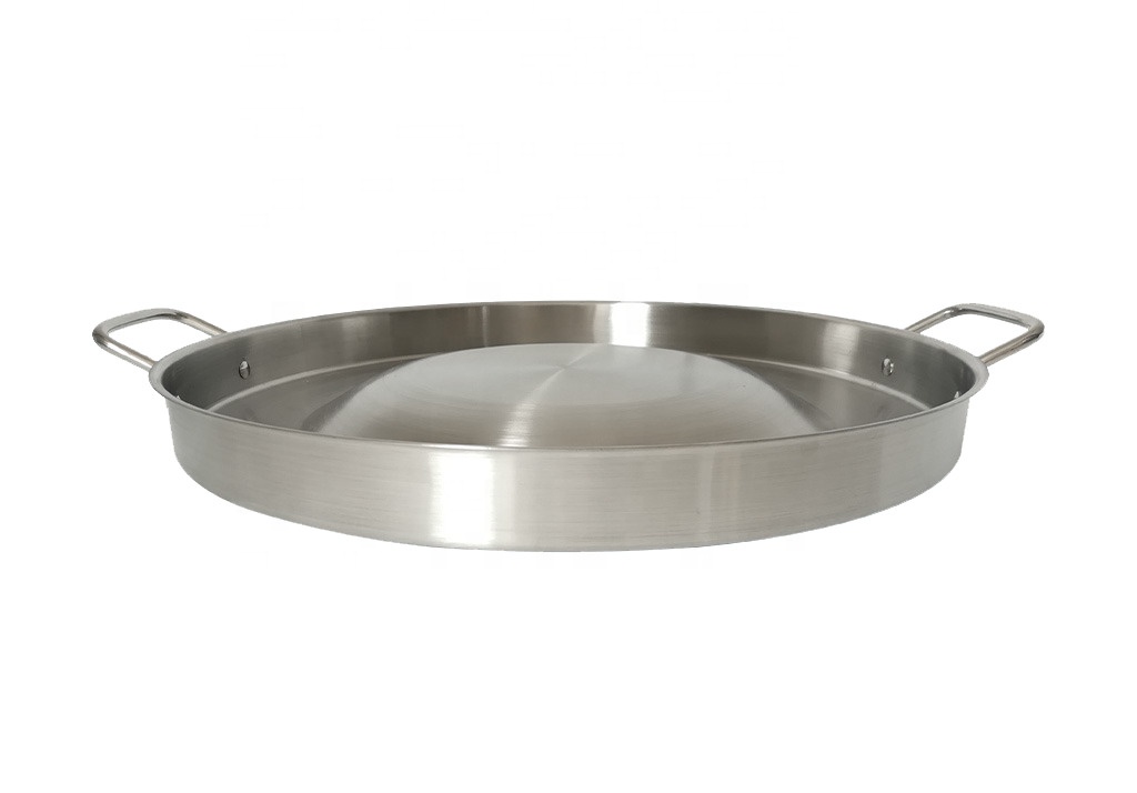 High Quality Round Cookware Stainless Steel Upside comals Frying Pan