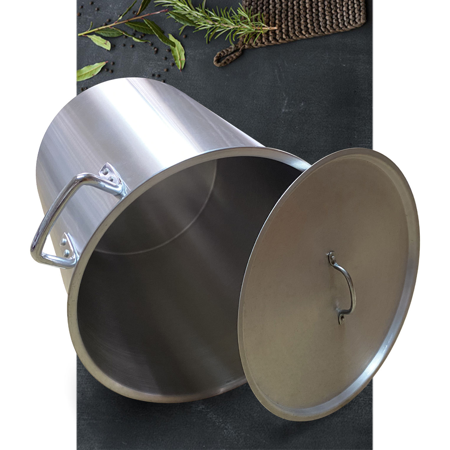 stock pot with rack