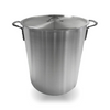 Stainless Steel Large Capacity Straight Bucket Aluminum Pot Stockpot Kitchen Tableware