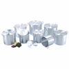 160QT Commercial Aluminum Big Cooking Pot Stock Pot Set Steamer Large Cooking Pots