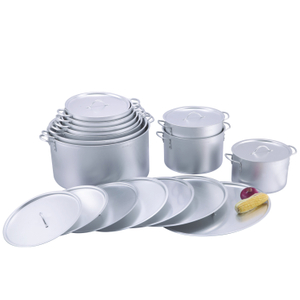 10pcs Aluminium Pot Set Cooking Pot Set Cookware Set for Commerce