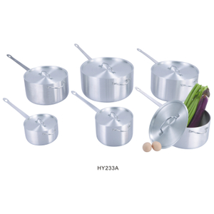 Aluminium Soup Pot with Lids Wire Handles for Home