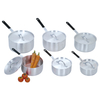 Aluminium Soup Pot Wire Handle with Silicon Lid for Home Restaurant