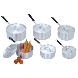 Aluminium Soup Pot Wire Handle with Silicon Lid for Home Restaurant