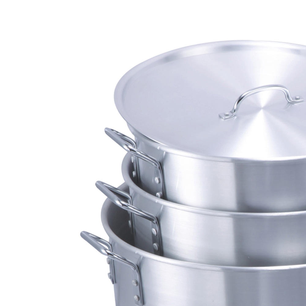 stainless steel pot with spout