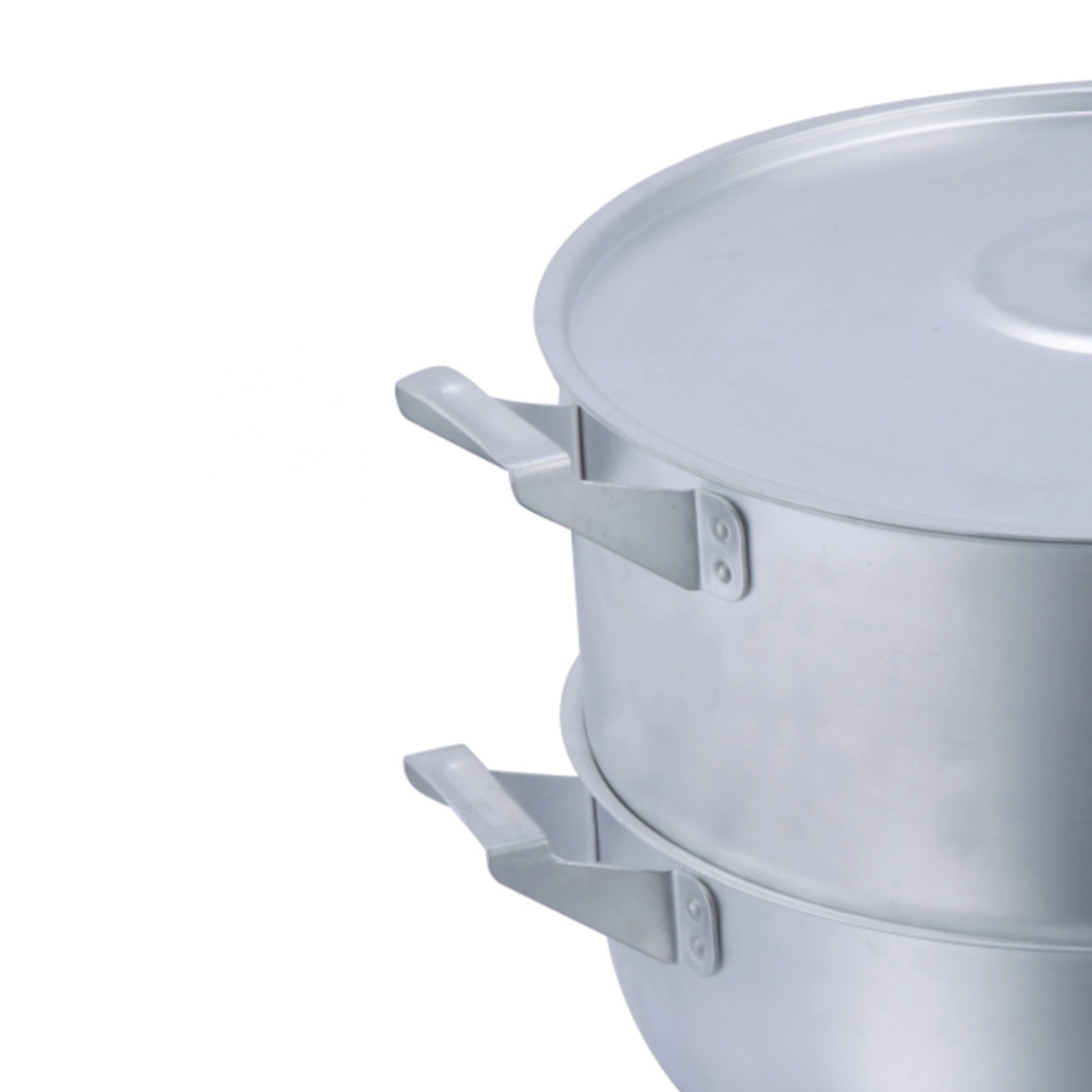 High Quality Double Aluminium Steamer Pot for Big Capacity Kitchen Pots Cooking Steamer