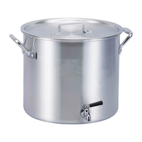 Aluminum Restaurant Stock Pot Cookware with Spigot