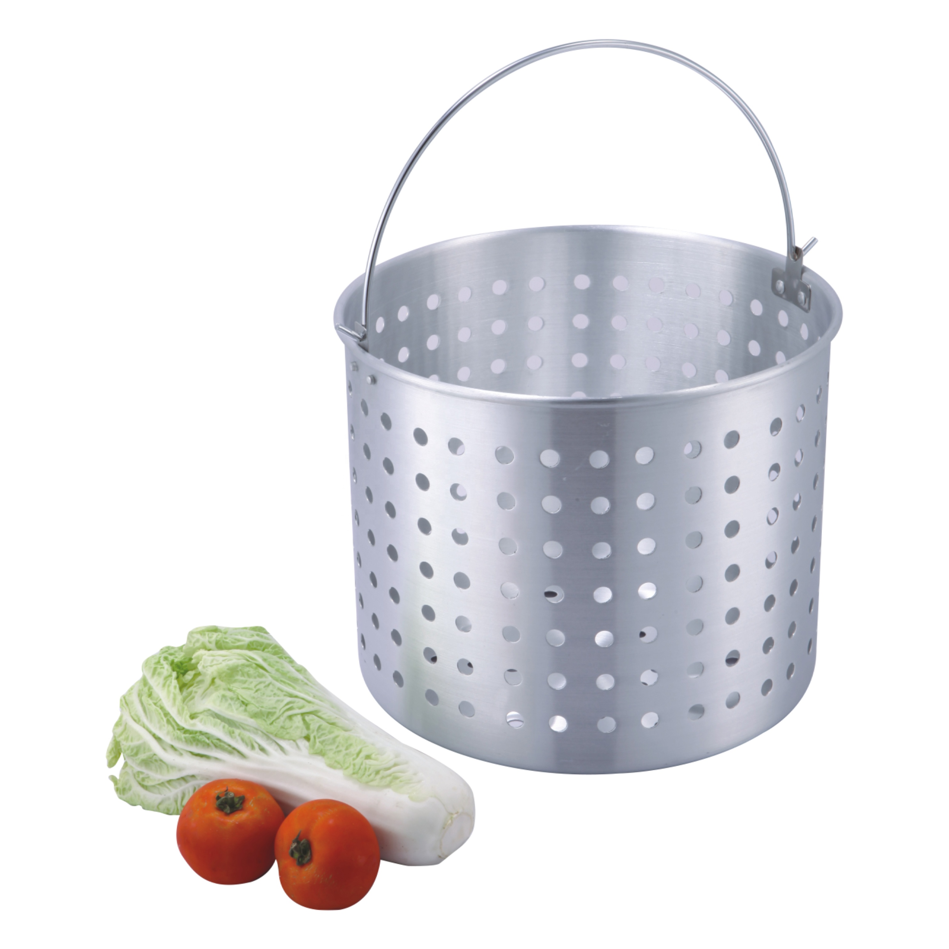 Large Aluminium Strainer Kitchen Tools Handled Fruit Basket Vegetable Colander