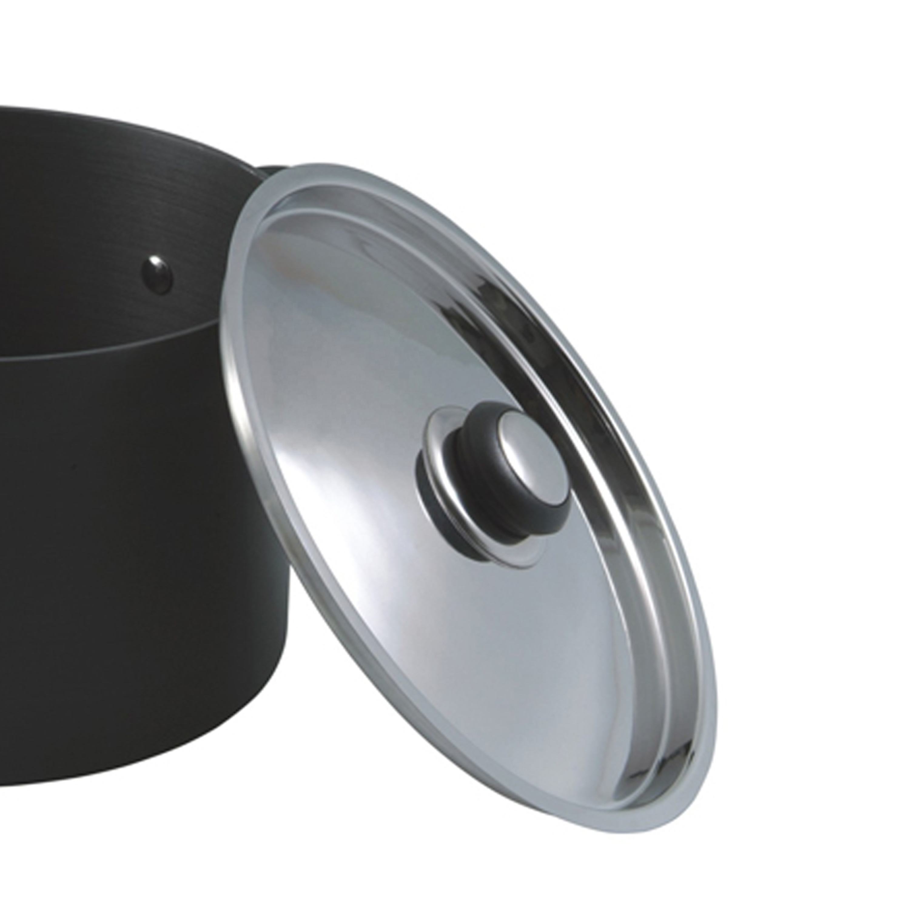 hard-anodized aluminum