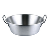 Large Deep Stainless Steel Cazo Frying Pan Suitable for Home Cookware Sets