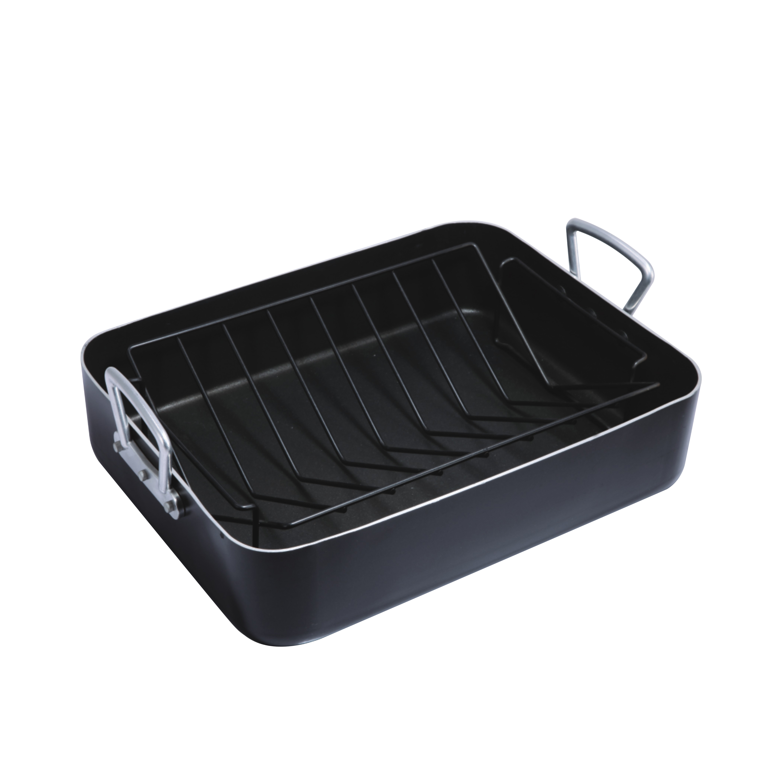 Aluminium Bake Pan with Non-Stick Meal Plate Trays