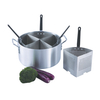 Fast Delivery Classic Aluminium Cooker Pasta Steamer Pot Cookware Set Wift Strainer Insert