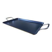 Aluminium Non-stick Baking Pan Cookie Sheets with S/s Handles